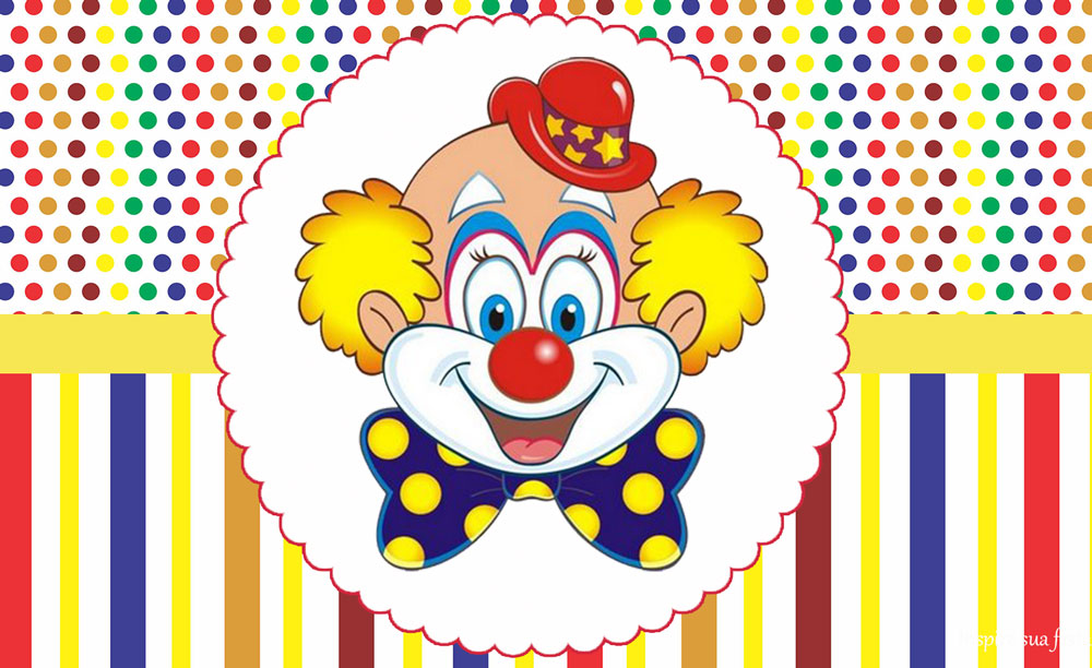 Circo Kit festa infantil grátis para imprimir