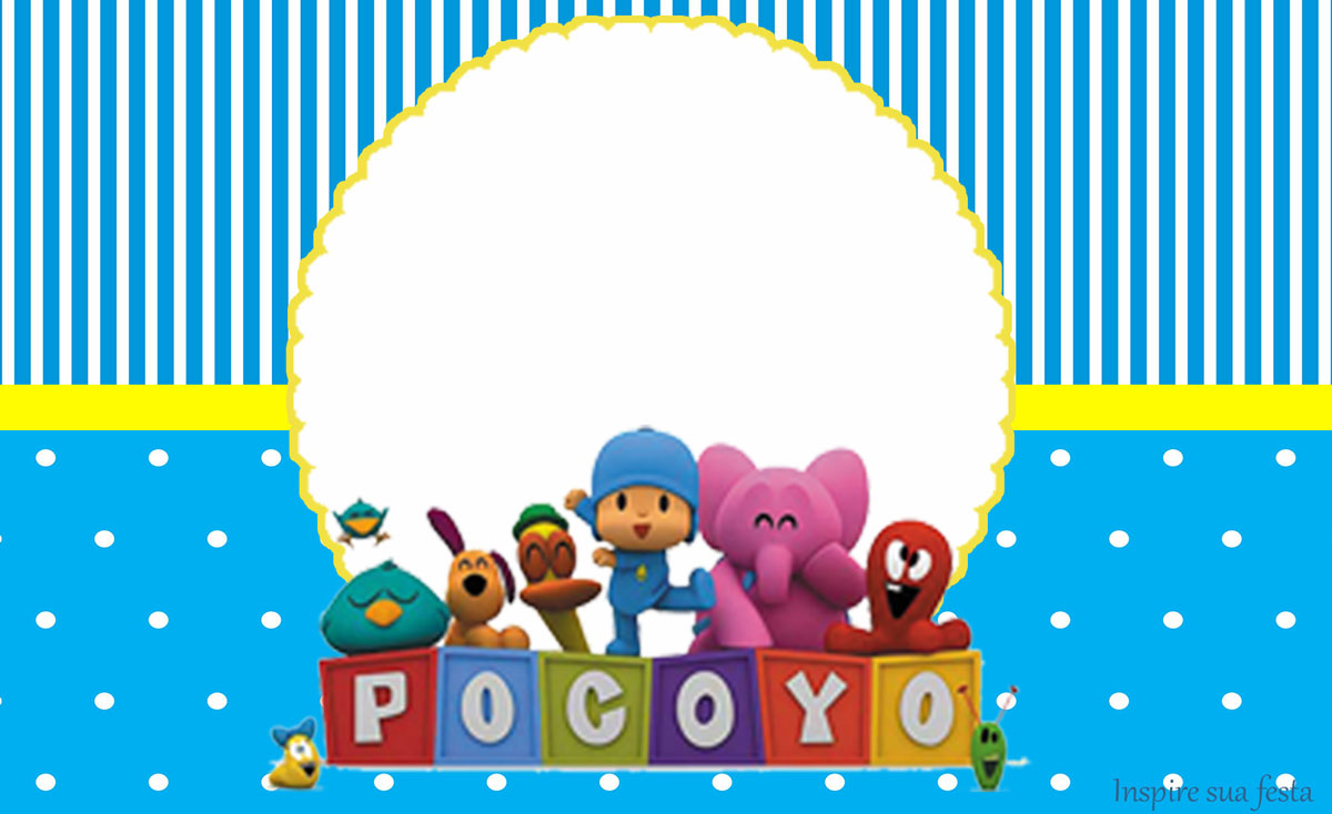 Kit Festa Pocoyo grátis para imprimir - Montando Minha Festa