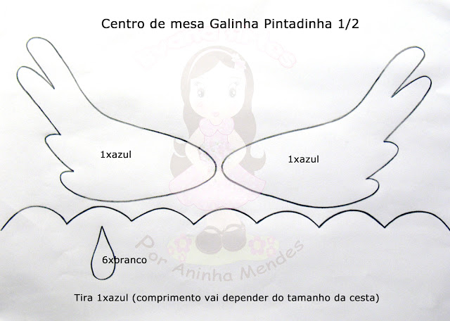 Centro de Mesa Galinha Pintadinha Pintinho Amarelinha - Parte 2