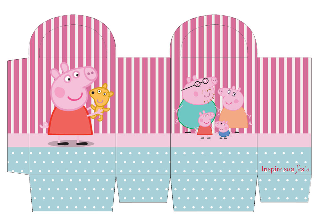 Tags Personalizadas do Kit Festa Peppa Pig Para Imprimir