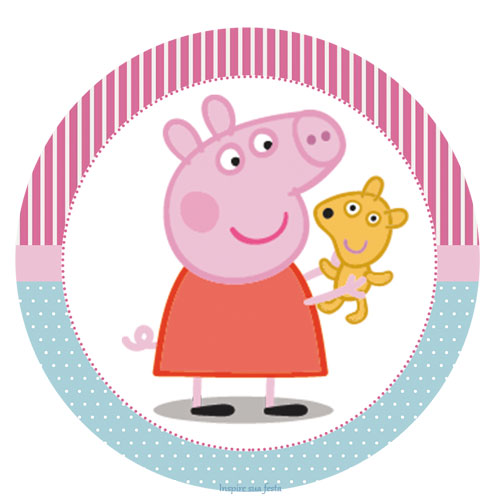 Casa Peppa Pig Topper  Peppa pig stickers, Peppa pig cake topper, Peppa pig  wallpaper