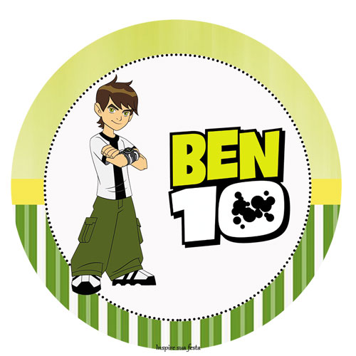 Toppers do Ben 10  Aniversário do ben 10, Festa de aniversário da