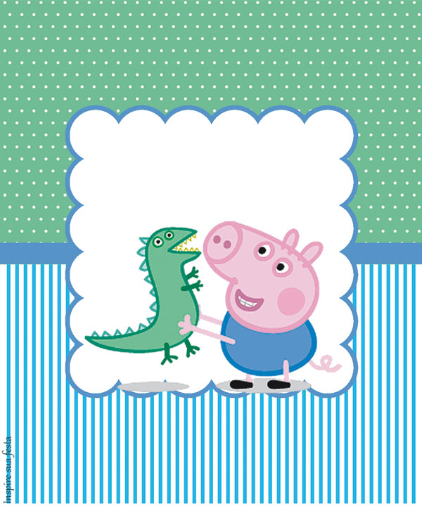 George Pig - Kit festa infantil grátis para imprimir - Inspire sua Festa ®