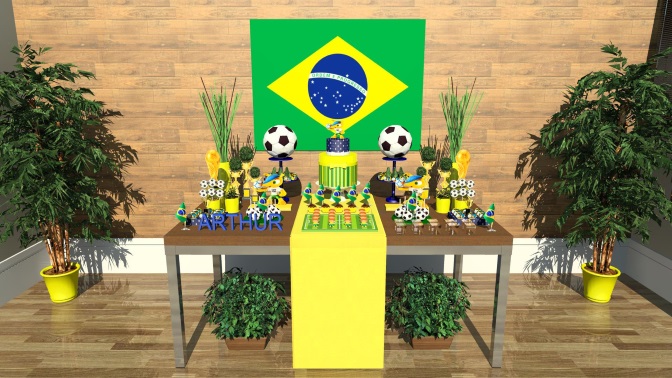 Kit Festa Brasil Copa do Mundo 2022