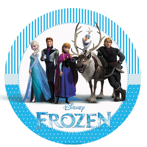 Rótulo Adesivo para Bis - Frozen