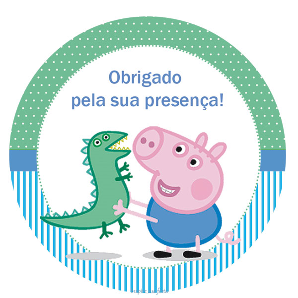 George Pig - Kit festa infantil grátis para imprimir - Inspire sua Festa ®