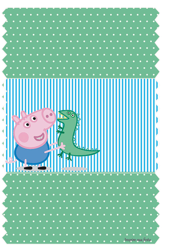 George Pig - Kit festa infantil grátis para imprimir - Inspire sua