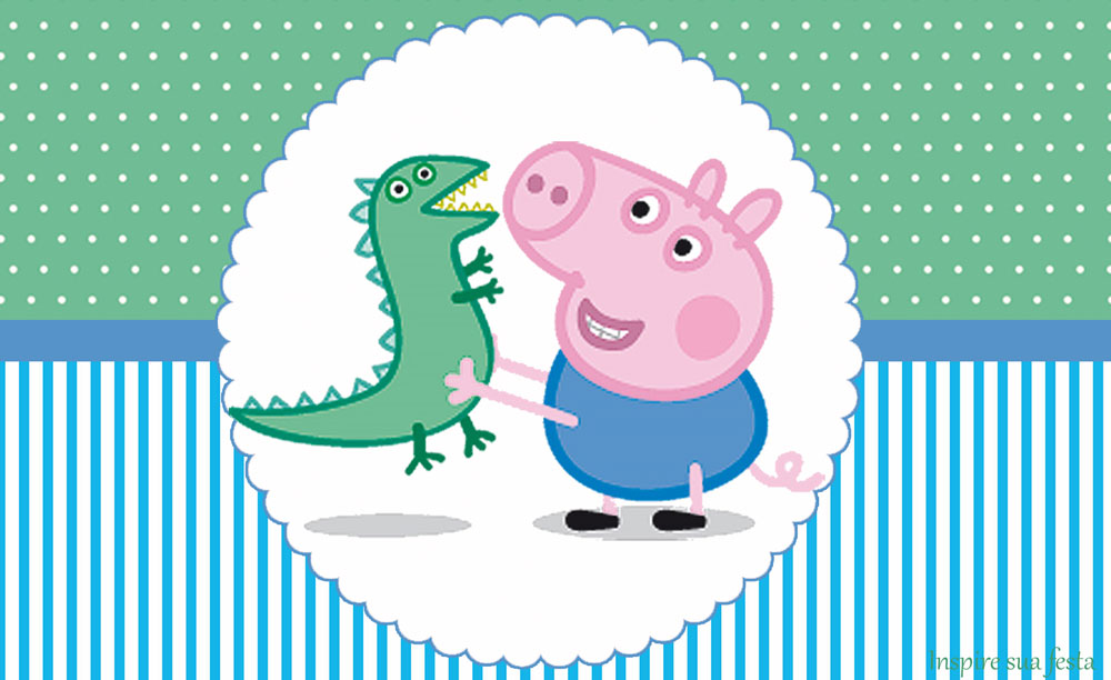 Tags Personalizadas do Kit Festa Peppa Pig Para Imprimir