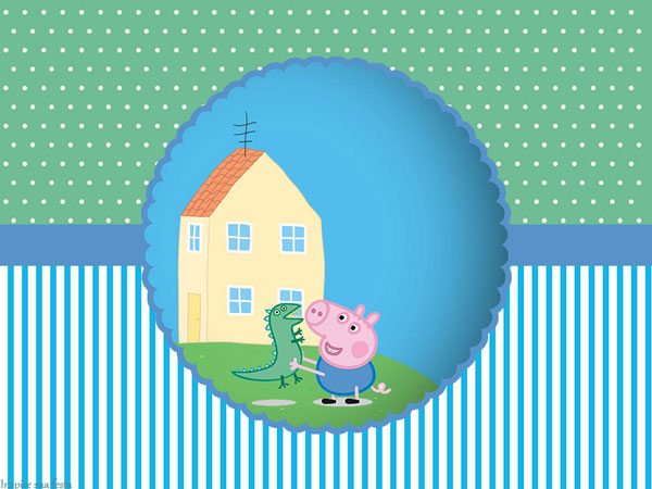 George Pig - Kit festa infantil grátis para imprimir - Inspire sua