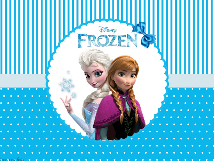 Quebra-cabeça Frozen Azul - Fazendo a Nossa Festa  Frozen, Lembrancinhas  festa infantil, Festa da frozen simples