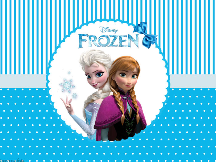 Quebra-cabeça Frozen Azul - Fazendo a Nossa Festa