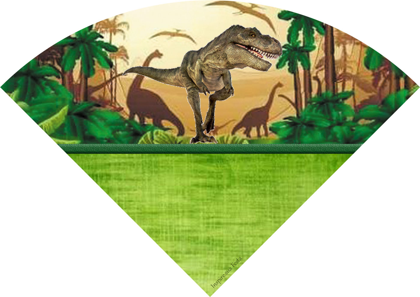 Kit Digital para imprimir dinossauro