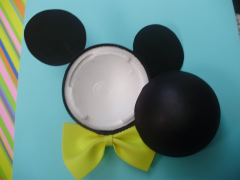 Como fazer lembrancinha com Bola de Isopor – Mickey e Minnie