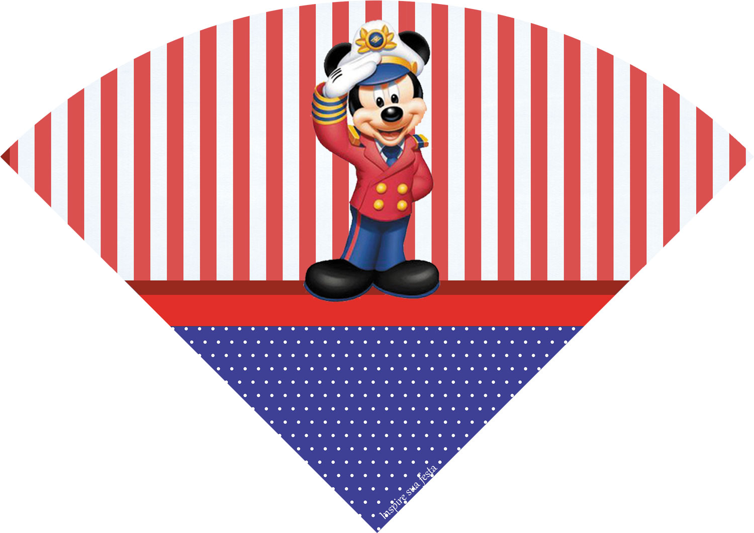 Capitão Mickey – Kit festa grátis para imprimir