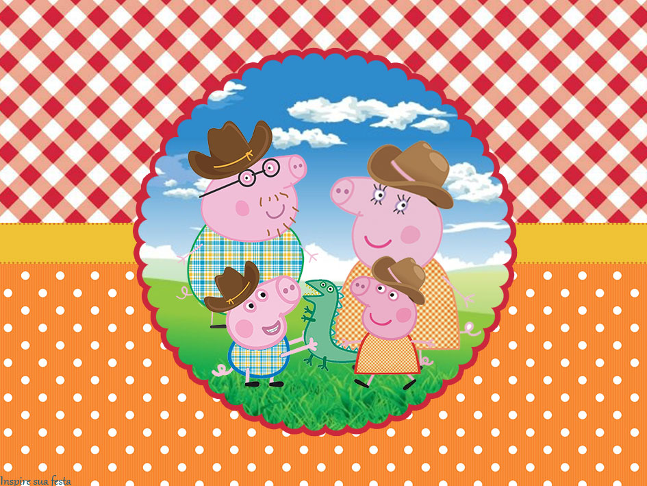 Peppa Pig na Fazenda - Kit digital gratuito - Inspire sua Festa ®