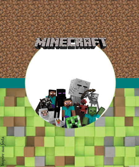 KIT DIGITAL MINECRAFT GRÁTIS - Arte Digital Grátis