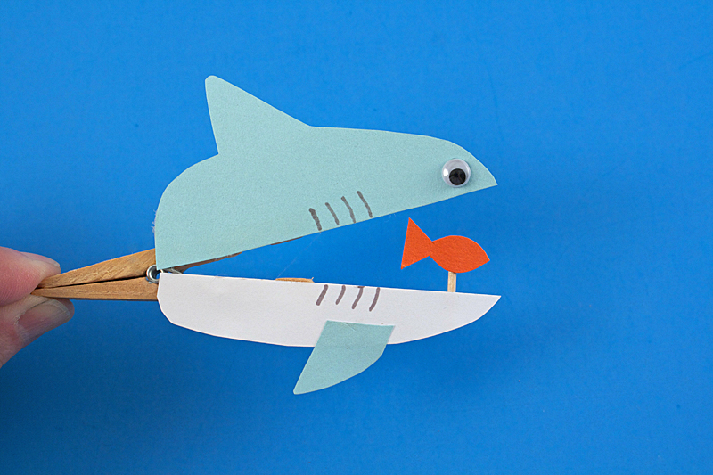 Como fazer Tubarão de papel