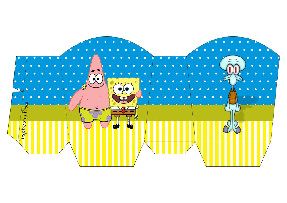 10 Caixas Milk Personalizada - Tema Bob Esponja - Lembrancinha Infantil -  Mesversario