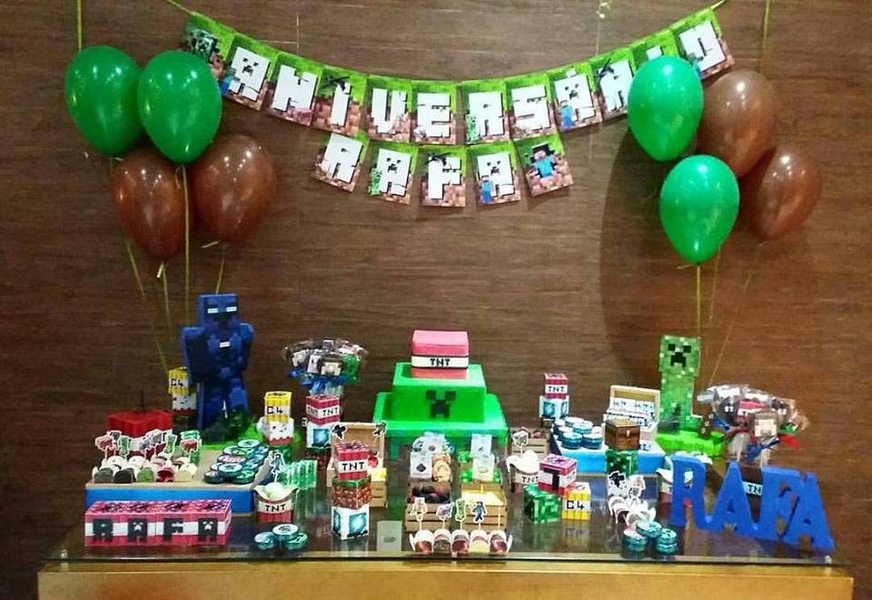 Bolo Minecraft: 19 Fotos Com Ideias Criativas e Lindas  Festa minecraft  simples, Aniversário minecraft, Festa de aniversário minecraft