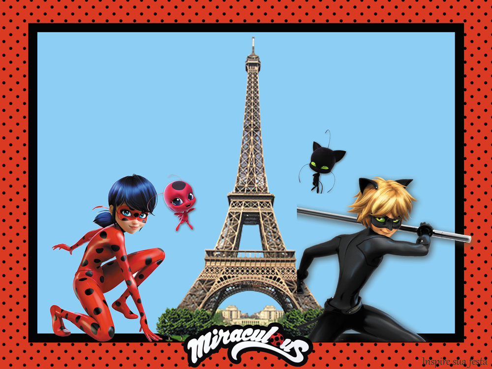 Miraculous Ladybug - Kit digital gratuito - Inspire sua Festa ®