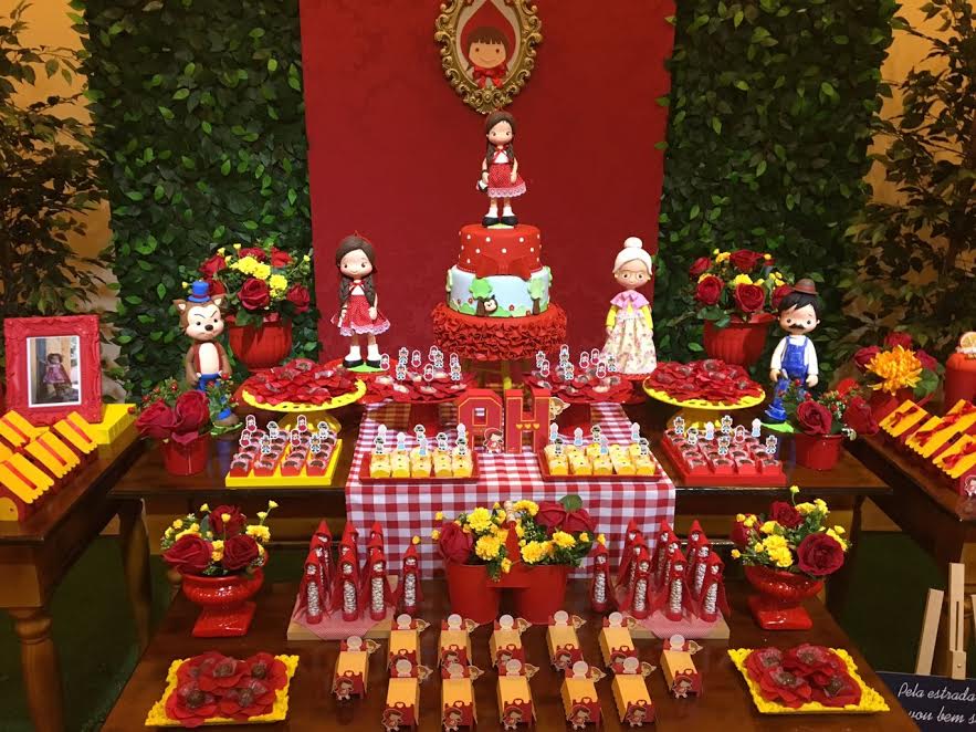 Bolo Chapeuzinho Vermelho Arte em Biscuit.  Festa infantil chapeuzinho  vermelho, Decoraçao chapeuzinho vermelho, Festa da chapeuzinho vermelho