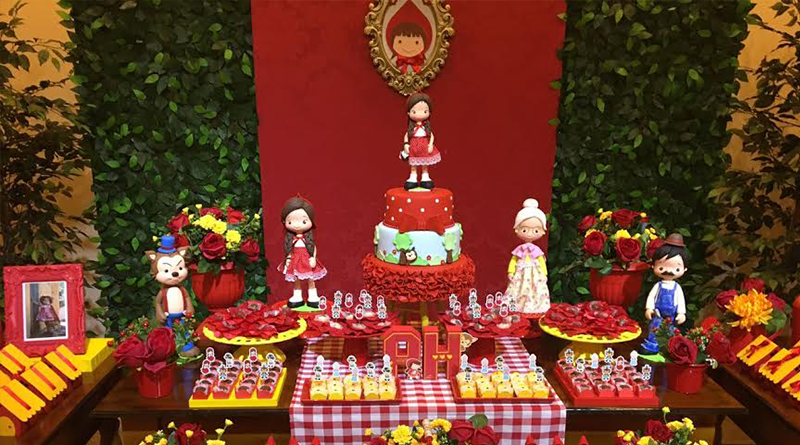 Bolo Chapeuzinho Vermelho Arte em Biscuit.  Festa infantil chapeuzinho  vermelho, Decoraçao chapeuzinho vermelho, Festa da chapeuzinho vermelho