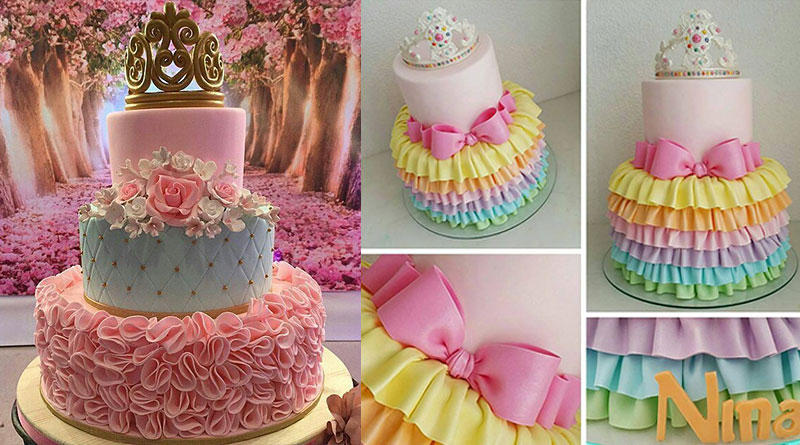 Mais de 20 ideias de bolos com o tema Princesa Realeza