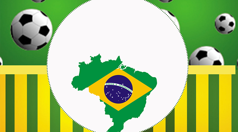 Brasil – Copa do Mundo – Kit festa grátis para imprimir