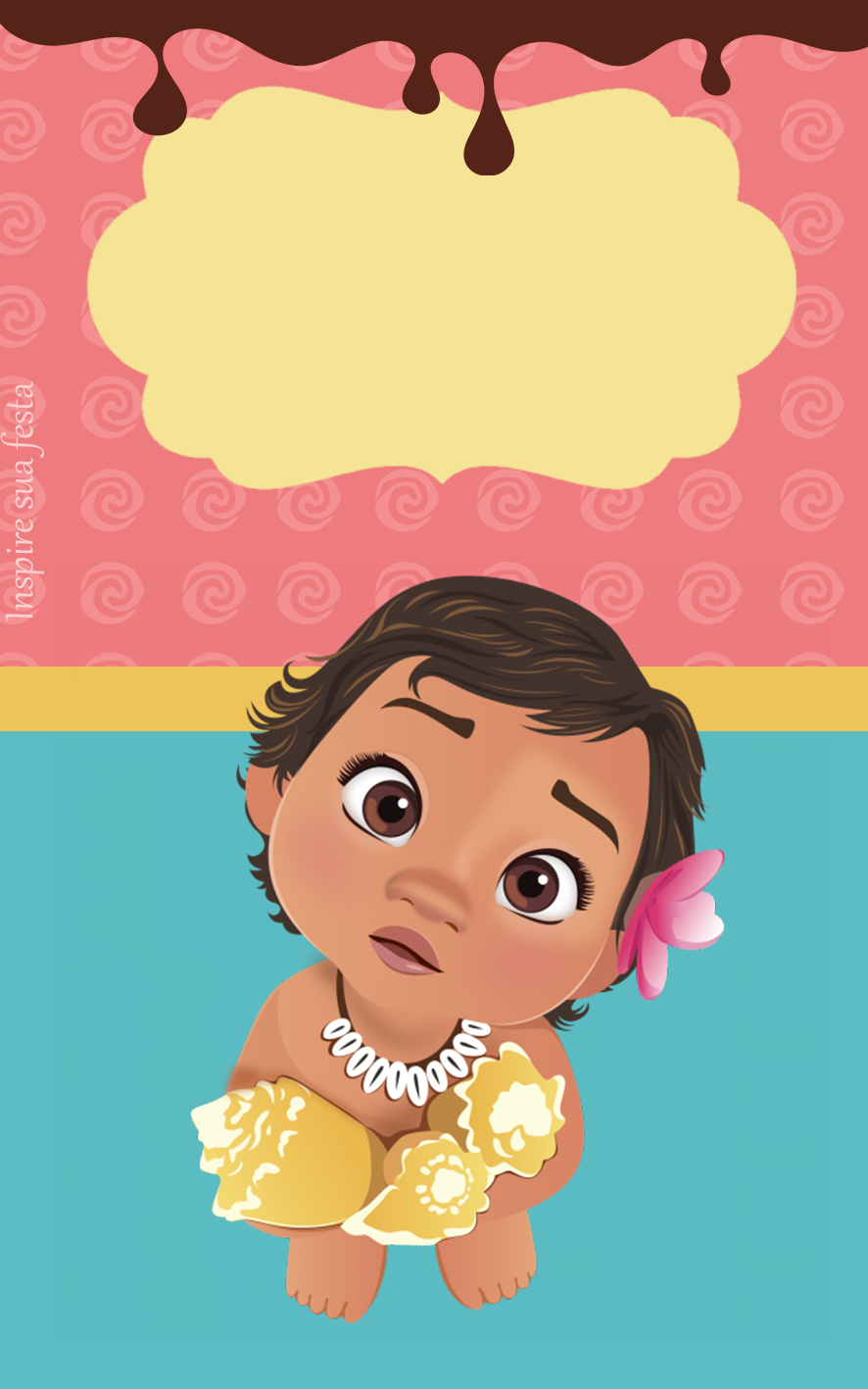 Moana Bebê PNG para imprimir!