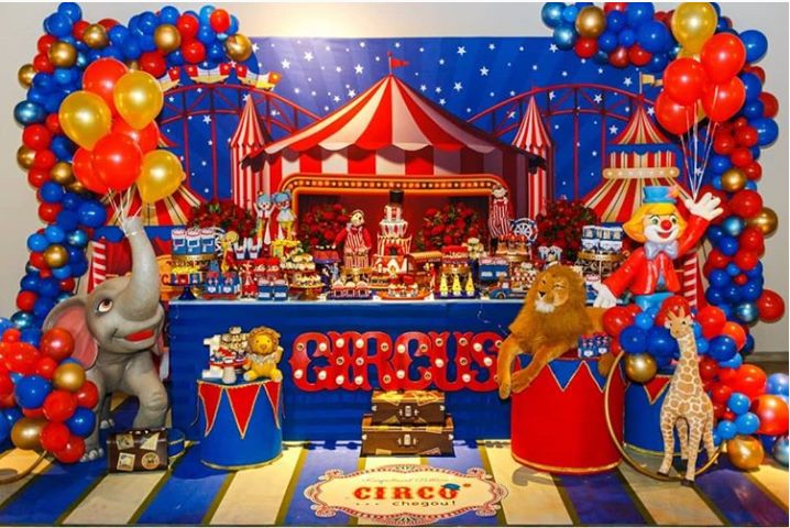 Festa infantil com o tema Circo