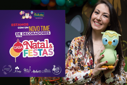 Inspire sua Festa e Festcolor na ABcasa Natal e Festas 2019