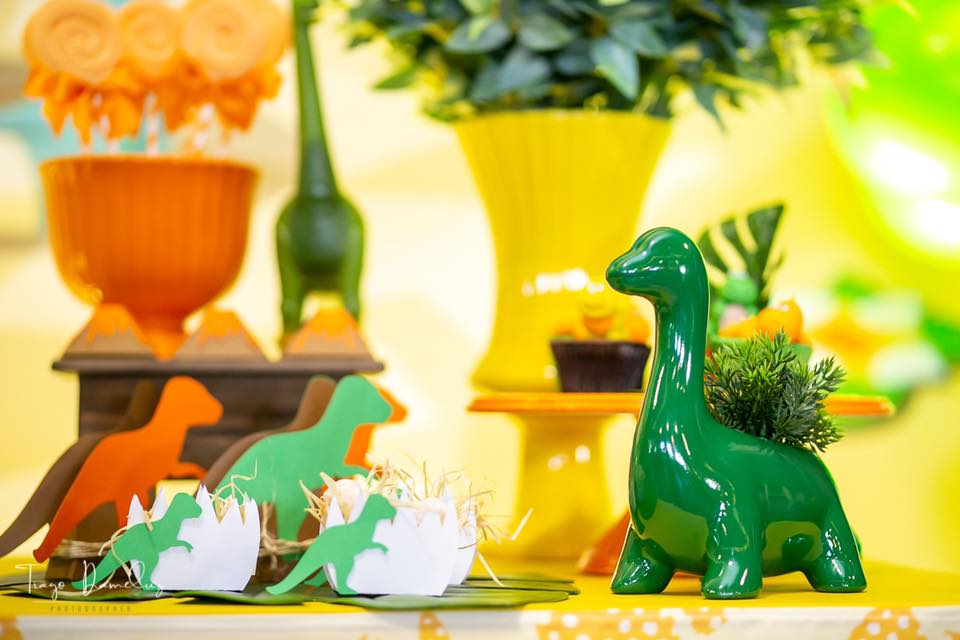 Festa infantil no tema Dinossauros