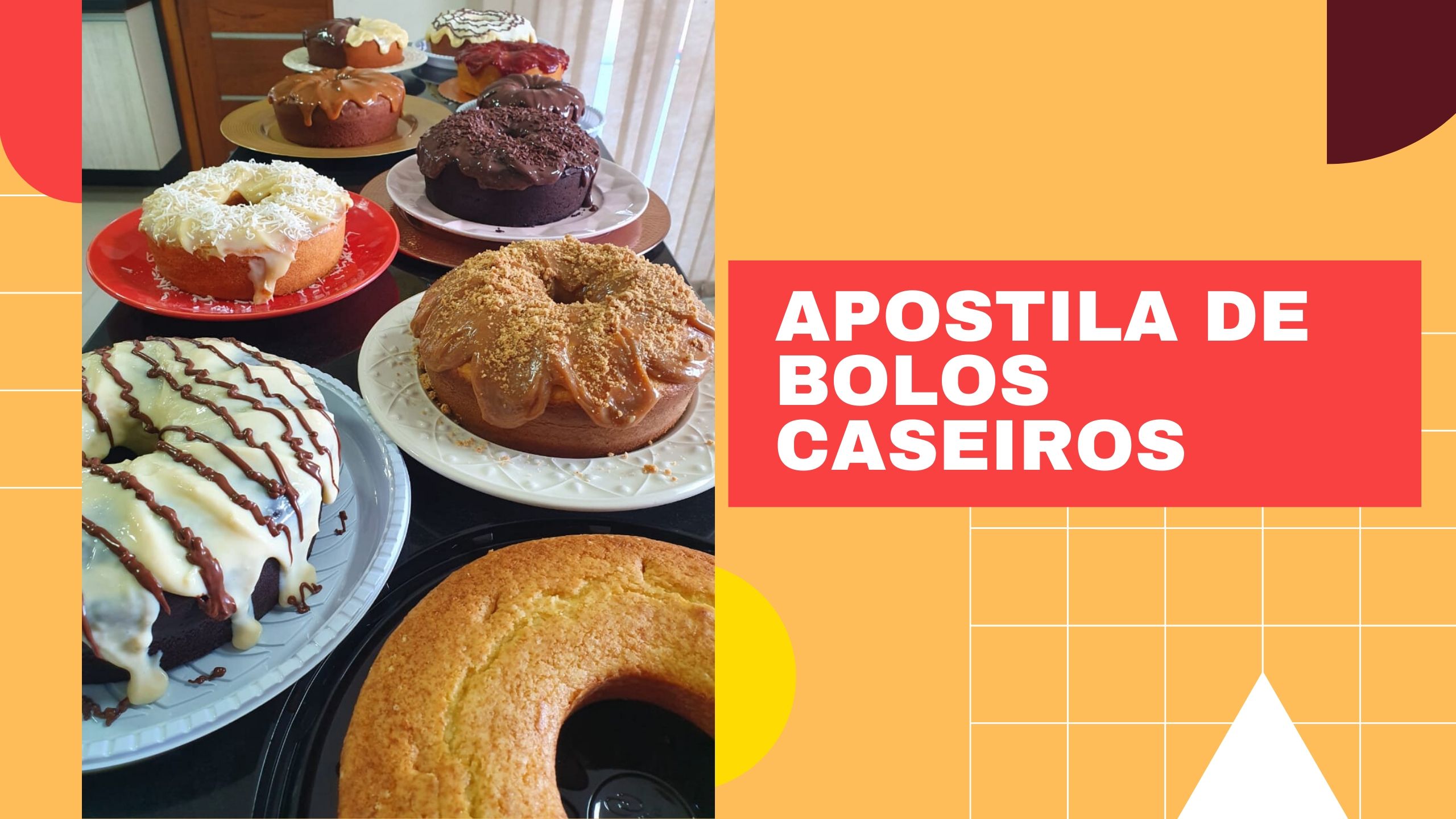 Apostila bolos caseiros da vovó – Fonte de renda extra