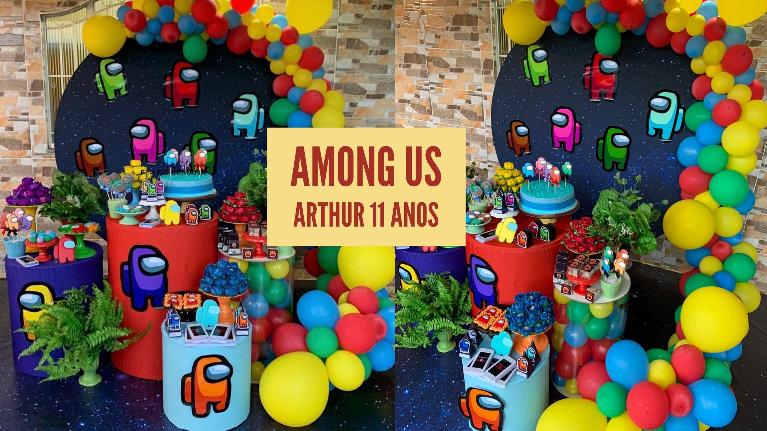 Festa Among Us – Arthur 11 anos