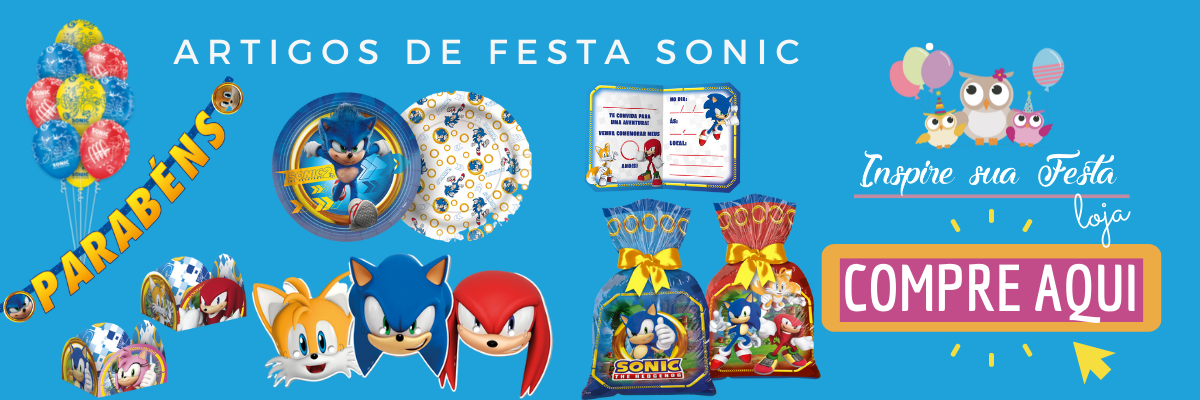 Festa infantil do Sonic: dicas para a preparação